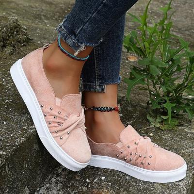 China Fashion Trend Fashion Outdoor Activities Casual Shoes Slip On Shoe Plus Size Women Flat Shoes for sale