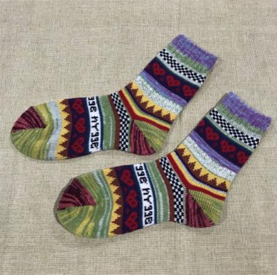 China 2021 QUICK-DRY best Autumn Winter New Arrival High-end high-quality sale thickened warmth woolen women's socks for sale