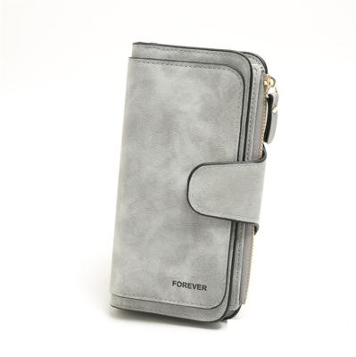 China Long Large Capactity PU Leather Women Wallets Waterproof Wholesale Long Women Wallets for sale