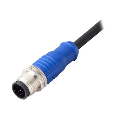 China 3 4 5 8 12 17 Pins IP67 / IP68 Automotive Waterproof Casting Cable Connector M12 for sale