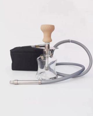 China Best Selling Desgin Germany Travel Shisha Hookah Mini Size Modern Cheap High Quality Custom Portable Arabic Aluminum Shisha Set for sale