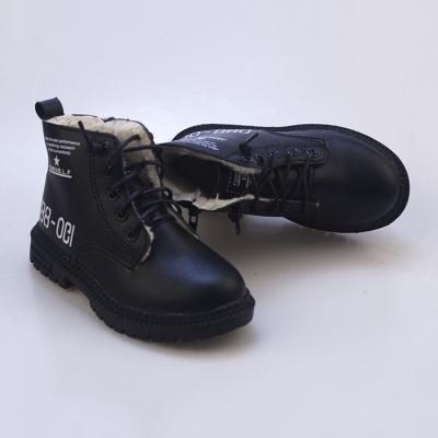 China Wholesale Lightweight Baby Toddler Leather Sneaker Shoes Warm Snow Boots for sale