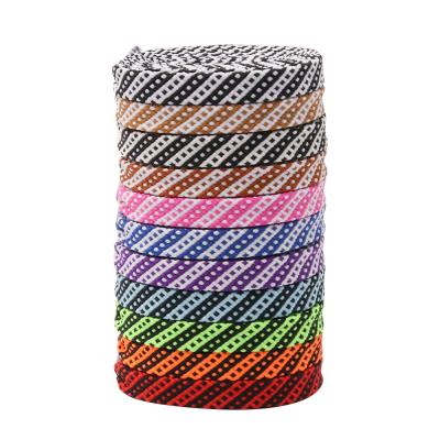 China Coolstring Polyester Flat High Quality Shoe With A Variety Of Colors To Choose From Backing Custom Logo And Pattern Shoelaces for sale