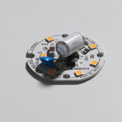 China New product 5W 120V DOB 38mm driverless downlight module led panel led+pcb modules for sale