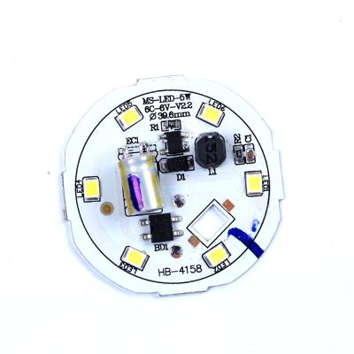 China Down Light 40mm Dia 100lm/W Ra80 5W 2835 Ac Driverless DOB Led Bulb Module for sale