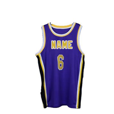 China Antibacterial factory direct sales of a large number of double-layer hot high-end spot basketball summer style basketball singlet uniform vest for sale