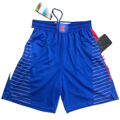 China 2023 Retro Antibacterial Hip Hop Basketball Shorts Clippers Uniform All-Star Club Fashion Classic Basketball Fan High Quality Fan Edition for sale