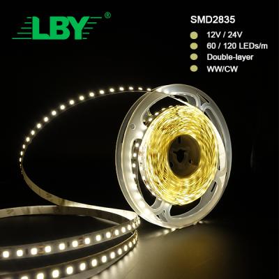 China LBY Oem Odm Wholesale Price Flexible Warm Led Strip Module Smd2835 Led Strip Lights 10M For Residential Home Office for sale