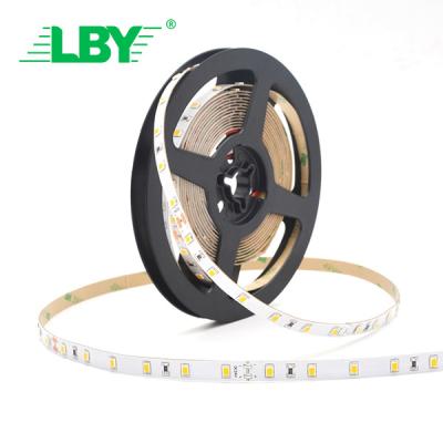 China LBY High Efficacy Led Strip Channel 105 Lm/W 60Leds/M Smd2835 Led Strip 24V Light Digital 5 Meter Light Strips Led for sale