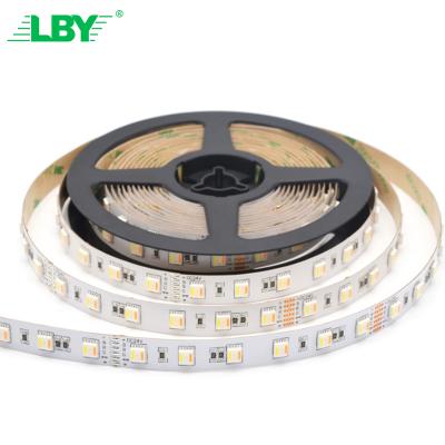 China LBY Usb Infrared Control Rgb Interior Atmosphere Strip Light 72 Leds Us Waterproof 5 Meter Pixel 180Mm 5M Led Light Strip Rgb for sale