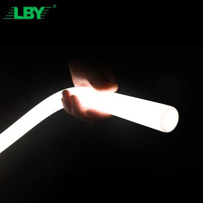 China LBY 24V Neon Light 12V Led Cuttable Strip Smd2835 Water Proof 10 Meter 5 Meter Neon Light Strip Led Neon Flexible for sale