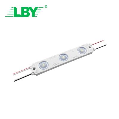 China LBY 12v 3 Light Sign Lens 1.5w Modulo De Led CE RoHS U L Mini Smd Led Module Injection 2835 Led Modules for sale