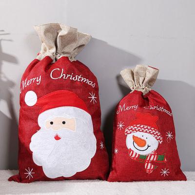 China Sustainable Bags in Santa Sacks Gift Bag Fashion ChristmasBags de Noël for sale