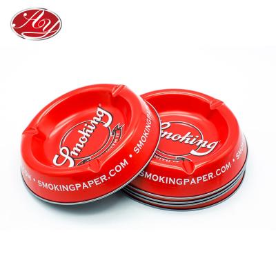 China Eco-Friendly and Recyclable Material Manufacturer Wholesale Portable Custom Round Small Ash Tray for sale