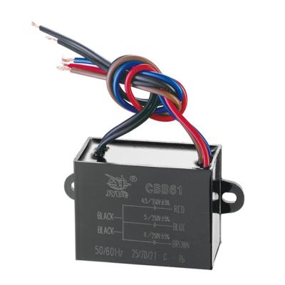 China Air conditioner 1.5mf cbb61 ceiling fan capacitor for sale