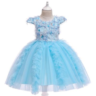 China High Quality Breathable Princess Little Flower Girl Dress Princess Dress Frocks Party Tutu Party Wear for sale