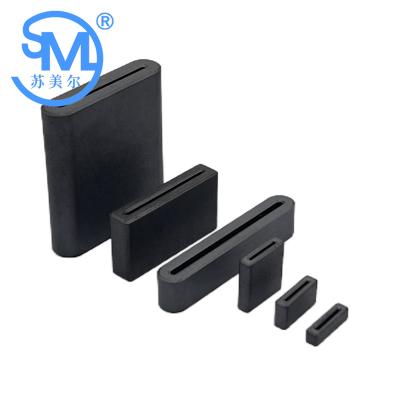 China Custom hot-selling flat Ni EMI soft ferrite core for ribbon cable for sale