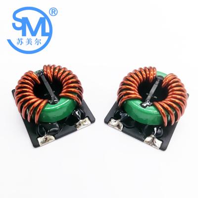 China Custom Toroidal Core Inductor Powder Inductor Ferrite Mode Choke Common Toroidal Common Toroidal Coil Inductor With Base Y801B-10 for sale