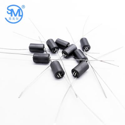 China Industrial Magnet EMI Suppressor R6H 6*10*0.85*2.5Ts+38mm Six-hole Ferrite Bead Inductor for sale