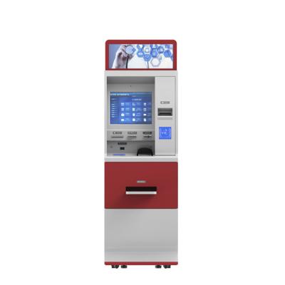 China Thermal printer kiosk for payment & durable information cash acceptor payment kiosk with barcode scanner for sale