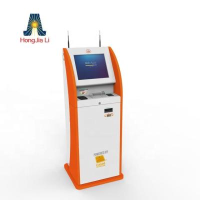 China 19inch Shopping Mall Bank / Hospital Queue Management System New Design Automated Ticket Dispenser Kiosk (HJL-3519) for sale