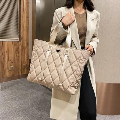 China Designer Luxury Women's Motion Sensing Brand Tote Bags Shoulder Bag High Quality Handbags Large Capacity Nylon Shopper Bag for sale