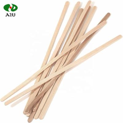 China Sustainable Plant Different Custom Natural Wooden Agitators Sticks for sale