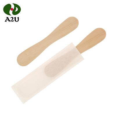 China Viable Made in Porcelain Disposable Mini Birch Wooden Spoon for Ice Cream Spoon for sale