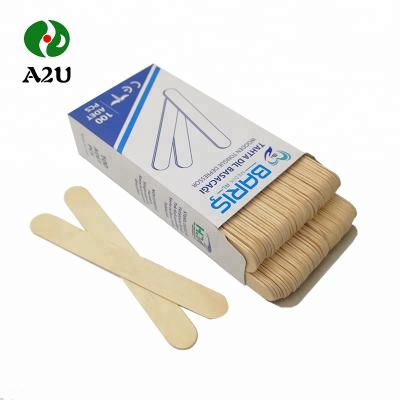 China Disposable wooden spatula from best birch wood supplier for medical use for sale