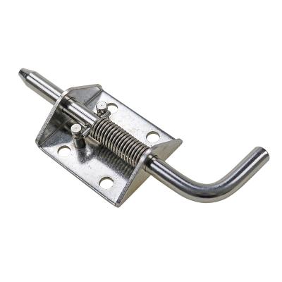 China Modern Style CL263 Heavy Duty Stainless Steel Hooks Spring Door Bolt for sale