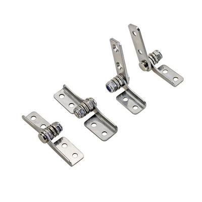 China Factory 304 Stainless Steel Firm And Durable Damping Shaft Adjust Torque Hinges For Electrical Cabinets Instrument Equipment for sale