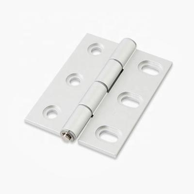 China Modern Aluminum Profile Hinge Industrial Alloy Aluminum Damping And Dustproof Hinge for sale