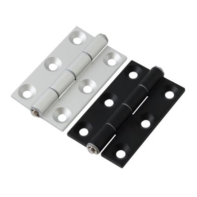 China Modern Industrial Profile Accessory Aluminum Alloy Fold Hinge for sale