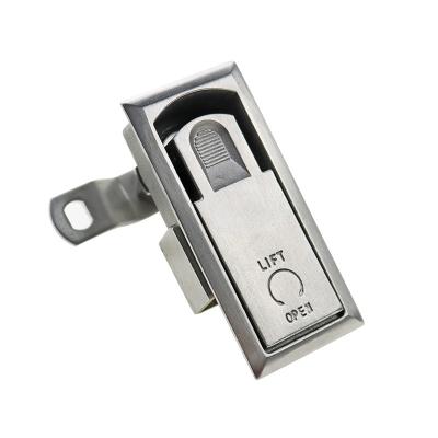 China Rotary Mechanism Panel 304 Stainless Steel Flat Lock MS726-2 Pop Up Compression Lock For Industrial Electrical Cabinet for sale