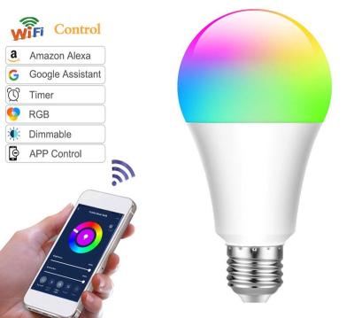 China BILLION New 2020 Dimmable Indoor Lighting Color Changing Smart WIFI RGBW SMD LED Bulb Led Smart Lights for sale