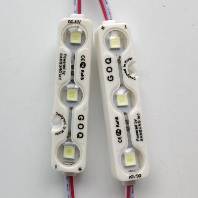 China AlGaInP China Led Modules Manufacturer 12VDC 3 Chips Lens Ignition Box Side Light Advertising Injection Led Module for sale