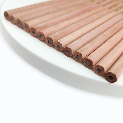 China Wholesale Cheap Promotional Basswood Bulk Wooden Round Rod Natural Pencil Hb for sale