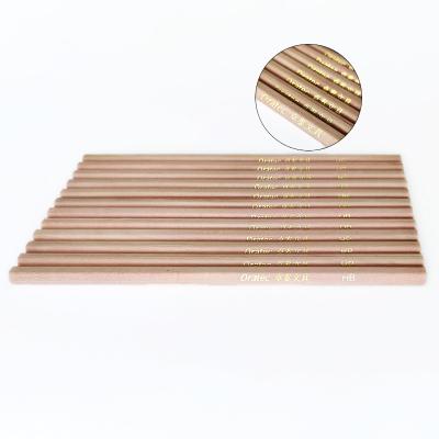 China Promotional Pencil Triangle Eco-Friendly Natural Wooden Hexagon And Round Customized Promotional Pencil Logo for sale