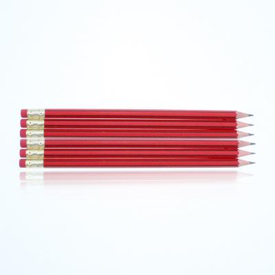 China office & School Pencil High Quality 190 Mm Eraser Wooden Pencils With Bulk Custom Printing For School And Office for sale