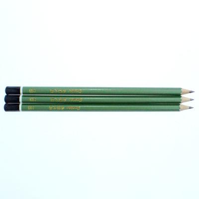 China office & School high quality wooden metallic sketching HB pencil pencils with dip end in pcv box for kids for sale