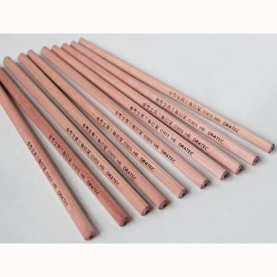 China office & School Pencil Customized Logo Natural Wood Pencil Bulk For Writing Raw Wood Material for sale