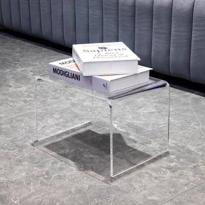 China (Others) Adjustable Heavy Duty Clear Acrylic Tables Dining Chairs Bedroom Furniture Coffee Tables Stands Bistros Desks for sale