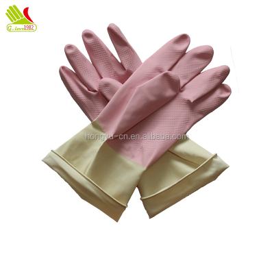 China Durable Dishwashing Gloves For Sensitive Skin Glamorous Latex Gloves For Cooking for sale