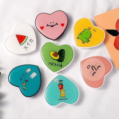 China Size Adjustable Cheap Prices Sublimation Popings Phone Grip Heart Shape Epoxy Blank Phone Grip for sale