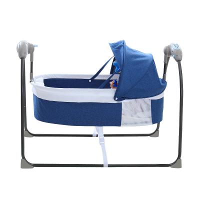 China WESHIONS 2020 Latest Product 0-11Kg Load Chain Contemporary Sensitive Baby Cradle Swing Bed With Music For Baby Room for sale