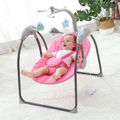 China Mixed Contemporary Color 4N1 Baby Cradl Safety Cradle Cribs Cheapest American Multifunctional Crib Smart Baby Electric Rocking Chair for sale