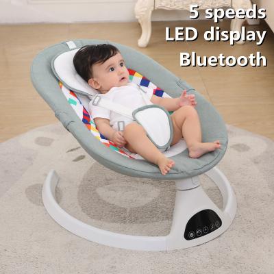 China Contemporary Chinese Product Manufacturers Amazon Baby Rocker Chair Portable Remote Electric Swing Rocker With Music For Baby Bedroom for sale