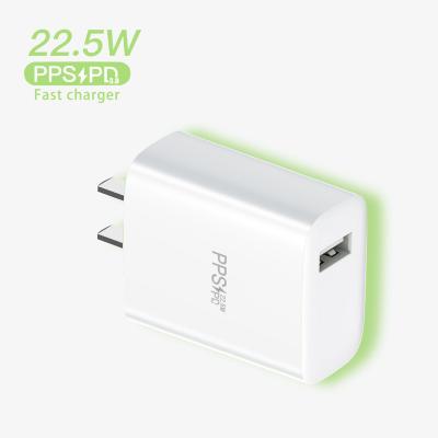 China 22.5W USB Cell Phone QC 3.0 Mobile Phone Charger Power Adapter Travel Charger Super Fast Mobile Phone Charger for sale