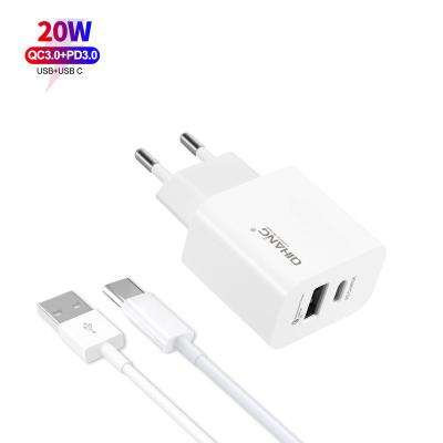 China 20W Mobile Phone Charger Usb Type C Charger PD USB Wall Plug Super Fast USB-C Power Adapter For Mobile Phone for sale