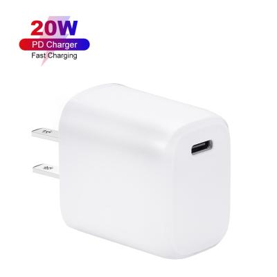 China Mobile Phone Chargev USB PD Charger 20w Fast Usb Type C Fast Charger For Phone 12 Pro PD 11 Mobile Phone Charger for sale